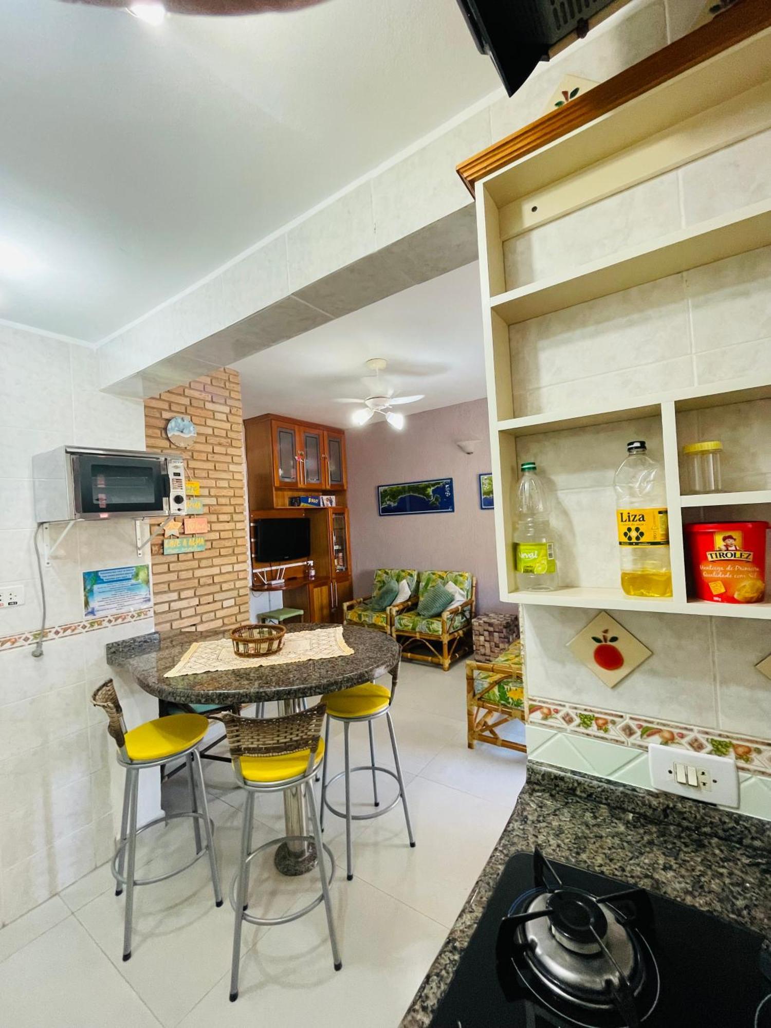 Apartamento Com Acesso A Pe A Santa Rita - Enseada - Ubatuba Ngoại thất bức ảnh